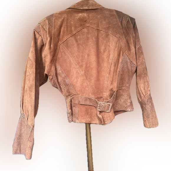 Amazing Suede and Leather Vintage Jacket - Picture 2 of 6